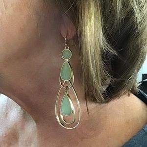 Mint Green Dangling Earrings